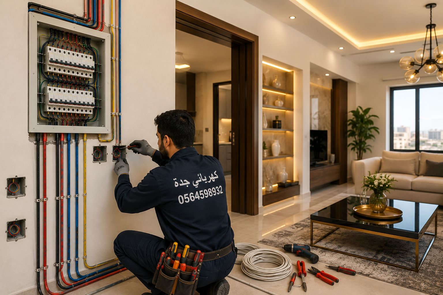 شركة تمديد كهرباء في مدينة جدة