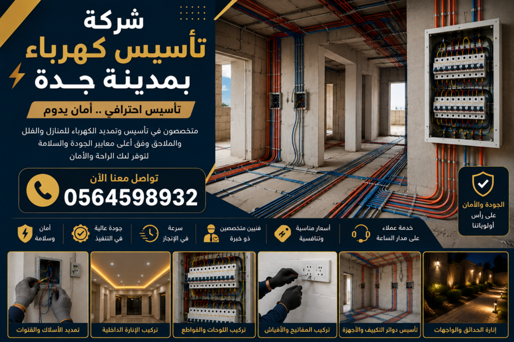شركة تأسيس كهرباء في مدينة جدة
